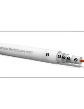 Кабел коаксиал RG6 бял - 100 m