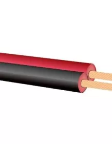 Кабел H03VH-H 2x1.00 черен и червен - 100 m