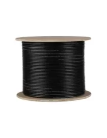 Кабел коаксиал mini RG6 + 2x0.75 черен - 200 m