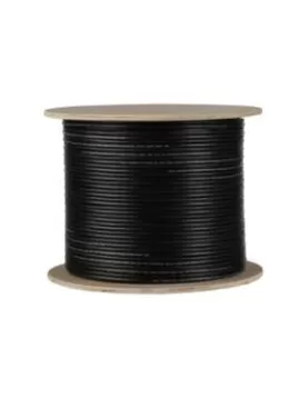 Кабел коаксиал mini RG6 + 2x0.75 черен - 200 m