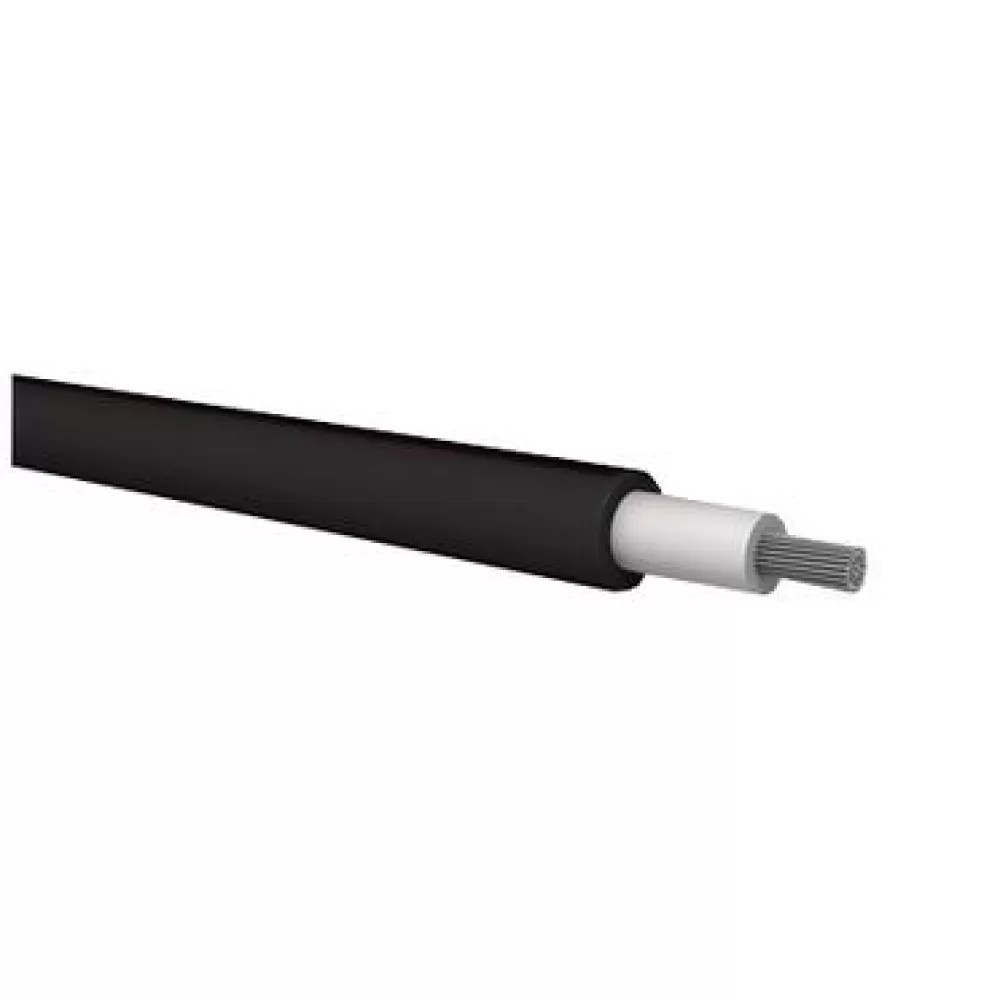 Соларен кабел H1Z2Z2-K CEI EN 50618 IMQ, 1x6 мм², черен, 500м