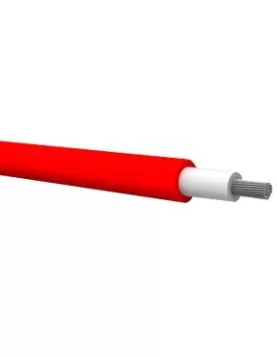 Соларен кабел H1Z2Z2-K CEI EN 50618 IMQ, 1x6 мм², червен, 500м